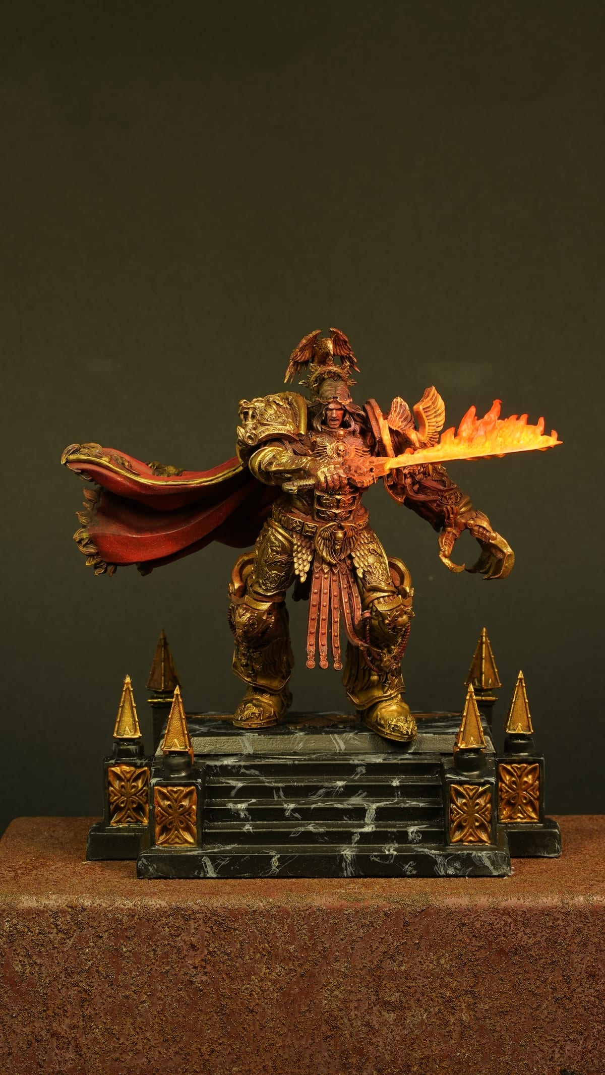 The flaming sword from another angle
