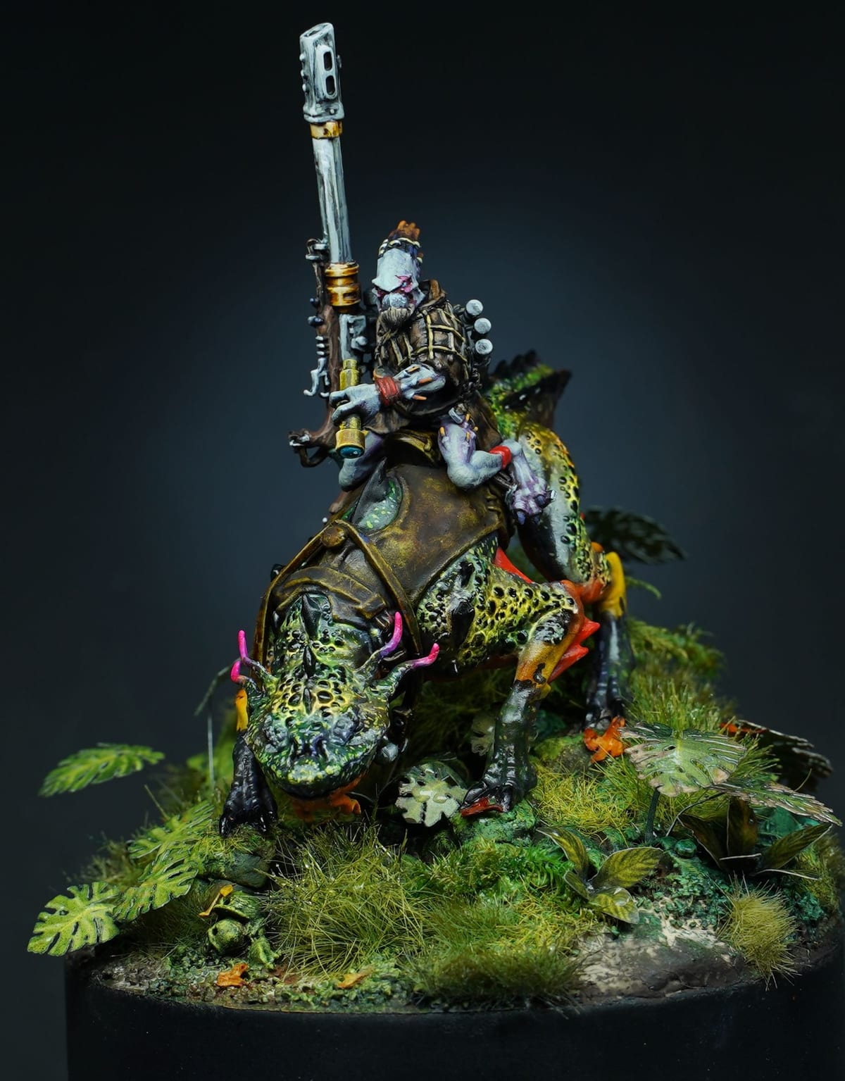Another angle on the knight and the mossy base